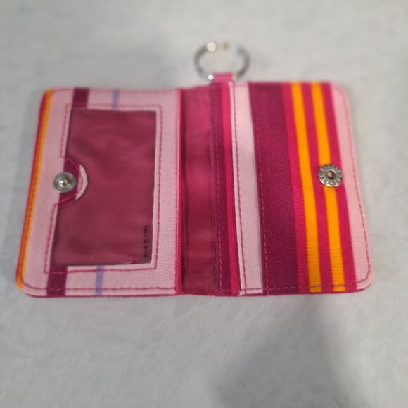 Jazzercise Pink Suede Mini Wallet Keychain – 3" x 4.25" - Picture 4 of 5